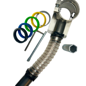 Rustfri Fugefræsersål til Præcis Fugefræsning Egenskaber: Justerbar og Effektiv: Designet til optimal fugefræsning, især ved røde mursten. Ensartet fræsning i dybden forbedrer præcisionen. Universel Kompatibilitet: Passer til Ø 125 mm vinkelslibere. Kan bruges med forskellige fugefræsestifter. Problemfri Anvendelse: Forenkler og forbedrer din fugefræsningsopgave. Opnå problemfri og præcis fugefræsning med vores Rustfri Fugefræsersål. Designet til at gøre din opgave lettere og mere effektiv.