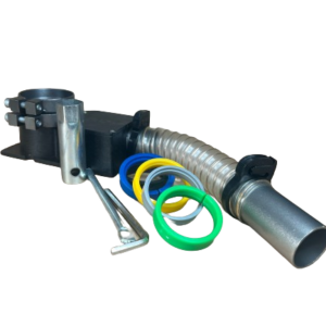 fugefræsersål Nylon med styrreskinne og 5 reduktionsringe