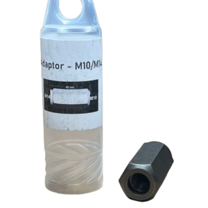 Adapter M10/M14-gevind Genanvendelig adaptor i hærdet stål til fugefræserstifter