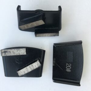 HTC slibesegment korn #20 Sort frisk blød beton